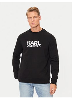 KARL LAGERFELD Bluza 705091 544917 Czarny Regular Fit ze sklepu MODIVO w kategorii Bluzy męskie - zdjęcie 176739803