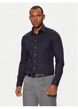 Calvin Klein Koszula K10K108426 Granatowy Slim Fit ze sklepu MODIVO w kategorii Koszule męskie - zdjęcie 176746314