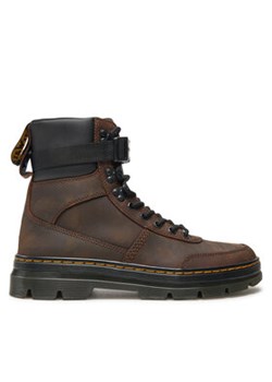 Dr. Martens Glany Combs Tech Leather 27804201 Brązowy ze sklepu MODIVO w kategorii Buty zimowe męskie - zdjęcie 176753314