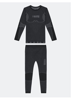 Viking Komplet bielizny termoaktywnej Riko Kids Set 500/14/3030/09 Czarny Skinny Fit ze sklepu MODIVO w kategorii Bielizna termoaktywna - zdjęcie 176754610