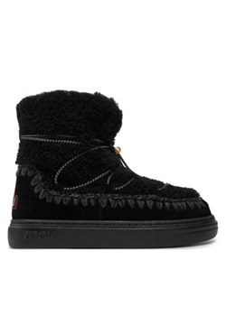 Mou Śniegowce Eskimo Sneaker Bold Scoub Lace FW411012A Czarny ze sklepu MODIVO w kategorii Śniegowce damskie - zdjęcie 176765914