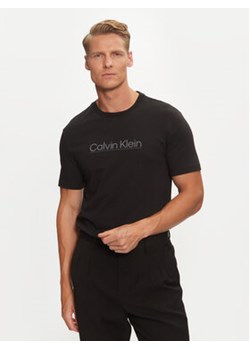 Calvin Klein T-Shirt Raised Line Logo K10K113587 Czarny Regular Fit ze sklepu MODIVO w kategorii T-shirty męskie - zdjęcie 176769333