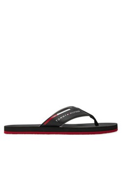 Tommy Hilfiger Japonki Comfort Hilfiger Beach Sandal FM0FM05096 Czarny ze sklepu MODIVO w kategorii Klapki męskie - zdjęcie 176772532