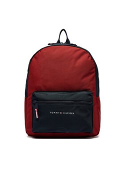 Tommy Hilfiger Plecak Essential Colorblock Backpack AU0AU01917 Czerwony ze sklepu MODIVO w kategorii Plecaki dla dzieci - zdjęcie 176773532