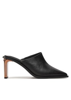 Calvin Klein Klapki Heel Mule Pump 70 LT HW0HW02091 Czarny ze sklepu MODIVO w kategorii Klapki damskie - zdjęcie 176776274