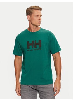 Helly Hansen T-Shirt Logo 30396 Zielony Regular Fit ze sklepu MODIVO w kategorii T-shirty męskie - zdjęcie 176778323