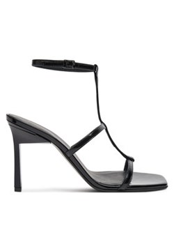 Calvin Klein Sandały Heel Gladi Sandal 90 Pat HW0HW02312 Czarny ze sklepu MODIVO w kategorii Sandały damskie - zdjęcie 176778994