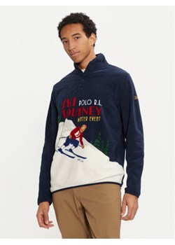 Polo Ralph Lauren Polar 710952219001 Granatowy Regular Fit ze sklepu MODIVO w kategorii Bluzy męskie - zdjęcie 176779844