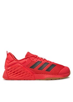 adidas Buty na siłownię Dropset 3 ID8629 Czerwony ze sklepu MODIVO w kategorii Buty sportowe męskie - zdjęcie 176784152