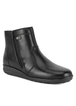 Rieker Botki 98252-01 Czarny ze sklepu MODIVO w kategorii Botki - zdjęcie 176792160