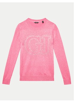 Guess Sweter J4YR00 Z3FP0 Różowy Regular Fit ze sklepu MODIVO w kategorii Swetry dziewczęce - zdjęcie 176792922
