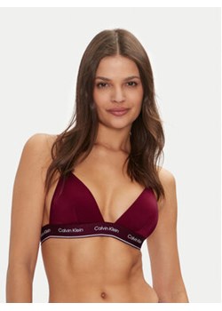 Calvin Klein Swimwear Góra od bikini KW0KW02424 Bordowy ze sklepu MODIVO w kategorii Stroje kąpielowe - zdjęcie 176799642