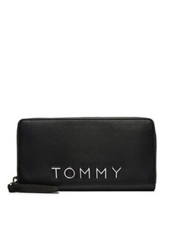 Tommy Jeans Duży Portfel Damski AW0AW16485 Czarny ze sklepu MODIVO w kategorii Portfele damskie - zdjęcie 176803261