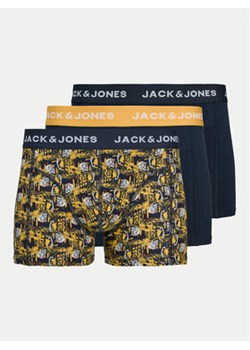 Jack&Jones Komplet 3 par bokserek 12259093 Granatowy ze sklepu MODIVO w kategorii Majtki męskie - zdjęcie 176808881