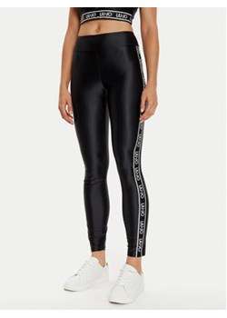 Liu Jo Sport Legginsy TF4192 J4726 Czarny Slim Fit ze sklepu MODIVO w kategorii Spodnie damskie - zdjęcie 176811584