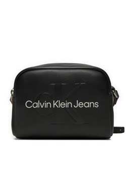 Calvin Klein Jeans Torebka Sculpted Camera Bag18 Mono K60K612220 Czarny ze sklepu MODIVO w kategorii Listonoszki - zdjęcie 176818503