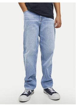 Jack&Jones Junior Jeansy Chris 12229486 Niebieski Relaxed Fit ze sklepu MODIVO w kategorii Spodnie chłopięce - zdjęcie 176820163