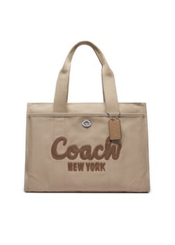 Coach Torebka Cargo CP163 Beżowy ze sklepu MODIVO w kategorii Torby Shopper bag - zdjęcie 176821472