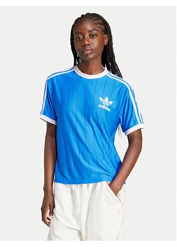 adidas T-Shirt adicolor 3-Stripes IY7233 Niebieski Loose Fit ze sklepu MODIVO w kategorii Bluzki damskie - zdjęcie 176823454