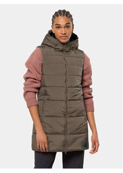 Jack Wolfskin Bezrękawnik Eisbach Vest 1206991 Brązowy Regular Fit ze sklepu MODIVO w kategorii Kamizelki damskie - zdjęcie 176824000