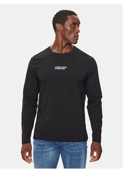 United Colors Of Benetton Longsleeve 30964M017 Czarny Slim Fit ze sklepu MODIVO w kategorii T-shirty męskie - zdjęcie 176824780