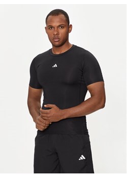 adidas Koszulka techniczna Techfit Compression JE6698 Czarny Slim Fit ze sklepu MODIVO w kategorii T-shirty męskie - zdjęcie 176827772