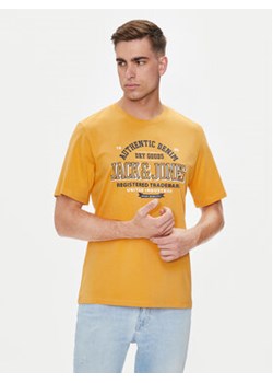 Jack&Jones T-Shirt Logo 12254862 Żółty Standard Fit ze sklepu MODIVO w kategorii T-shirty męskie - zdjęcie 176831392