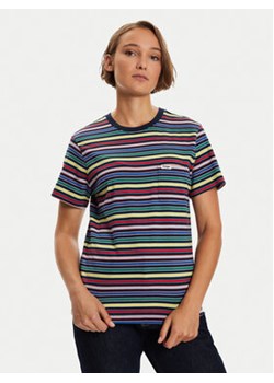 Wrangler T-Shirt Stripe 112356456 Kolorowy Regular Fit ze sklepu MODIVO w kategorii Bluzki damskie - zdjęcie 176833364