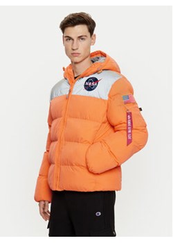 Alpha Industries Kurtka puchowa 148135 Pomarańczowy Regular Fit ze sklepu MODIVO w kategorii Kurtki męskie - zdjęcie 176836761