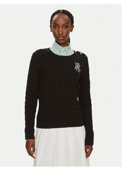 Lauren Ralph Lauren Sweter 200932223001 Czarny Slim Fit ze sklepu MODIVO w kategorii Swetry damskie - zdjęcie 176842561