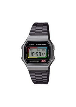 Casio Zegarek Vintage Maxi X Uno™ A168WEUC-1AER Czarny ze sklepu MODIVO w kategorii Zegarki - zdjęcie 176845703