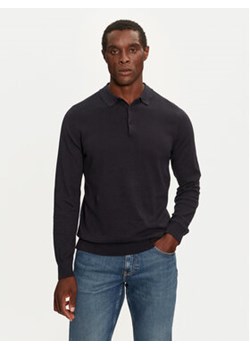 Brave Soul Sweter MK-273PLACKETC Granatowy Regular Fit ze sklepu MODIVO w kategorii Swetry męskie - zdjęcie 176853082