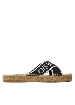 Off-White Espadryle OWIB012S23FAB0011001 Czarny ze sklepu MODIVO w kategorii Klapki damskie - zdjęcie 176854344