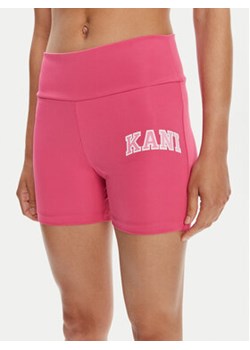 Karl Kani Szorty sportowe Small Serif 6113120 Różowy Slim Fit ze sklepu MODIVO w kategorii Szorty - zdjęcie 176857303