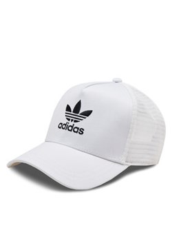 adidas Czapka z daszkiem adicolor IS3015 Biały ze sklepu MODIVO w kategorii Czapki z daszkiem męskie - zdjęcie 176858634