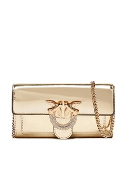 PINKO Torebka Love One Wallet C AI 24-25 PLTT 100062 A1JD Złoty ze sklepu MODIVO w kategorii Kopertówki - zdjęcie 176863652