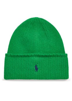 Polo Ralph Lauren Czapka 455954355005 Zielony ze sklepu MODIVO w kategorii Czapki zimowe damskie - zdjęcie 176873224