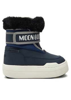 Moon Boot Śniegowce Junior Park Strap 80D3440030 Granatowy ze sklepu MODIVO w kategorii Buty zimowe dziecięce - zdjęcie 176875130