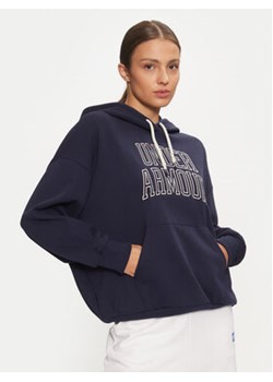 Under Armour Bluza UA Icon Heavyweight 1386494 Granatowy Oversize ze sklepu MODIVO w kategorii Bluzy damskie - zdjęcie 176881672