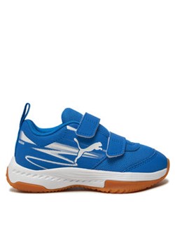 Puma Buty halowe Varion II V Jr 108106 03 Niebieski ze sklepu MODIVO w kategorii Buty sportowe dziecięce - zdjęcie 176889640