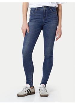 Noisy May Jeansy Jen 27030580 Granatowy Skinny Fit ze sklepu MODIVO w kategorii Jeansy damskie - zdjęcie 176896712