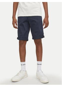 Jack&Jones Junior Szorty materiałowe Bowie 12172213 Granatowy Regular Fit ze sklepu MODIVO w kategorii Spodenki chłopięce - zdjęcie 176897361