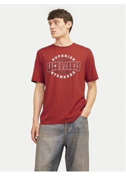 Jack&Jones T-Shirt Logo 12254862 Czerwony Standard Fit ze sklepu MODIVO w kategorii T-shirty męskie - zdjęcie 176898140