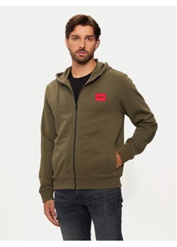 Hugo Bluza Daple212 50447972 Khaki Regular Fit ze sklepu MODIVO w kategorii Bluzy męskie - zdjęcie 176902922