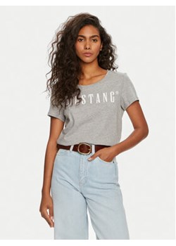 Mustang T-Shirt Alma 1013933 Szary Regular Fit ze sklepu MODIVO w kategorii Bluzki damskie - zdjęcie 176912093