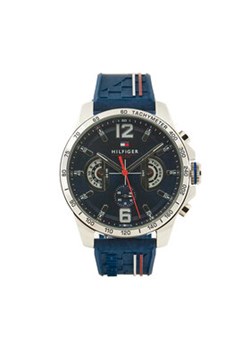 Tommy Hilfiger Zegarek Decker 1791476 Granatowy ze sklepu MODIVO w kategorii Zegarki - zdjęcie 176912640