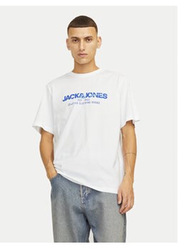 Jack&Jones T-Shirt Alvis 12256803 Biały Standard Fit ze sklepu MODIVO w kategorii T-shirty męskie - zdjęcie 176922752