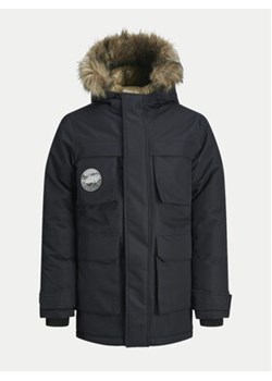 Jack&Jones Junior Parka Star 12258941 Granatowy Regular Fit ze sklepu MODIVO w kategorii Kurtki chłopięce - zdjęcie 176923561