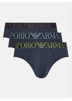 Emporio Armani Underwear Komplet 3 par slipów 111734 4F726 64135 Granatowy ze sklepu MODIVO w kategorii Majtki męskie - zdjęcie 176938183