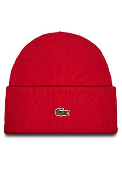 Lacoste Czapka RB9825 Czerwony ze sklepu MODIVO w kategorii Czapki zimowe damskie - zdjęcie 176948552